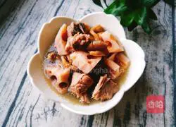 Illustration of how to make lotus root and duck leg stew 12