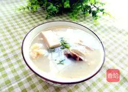 Illustration of how to make fish head soup (baby food supplement) 8