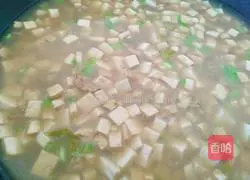 Illustration of how to make tofu braised milk and egg noodles 8