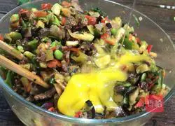 Leftovers of fermented dough Illustration of how to make pie 10