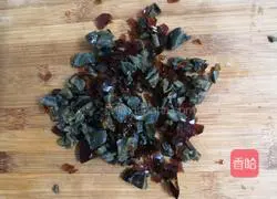 Illustration of lactone tofu mixed with preserved eggs 6