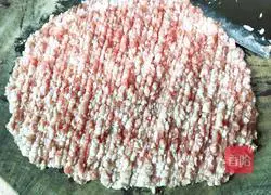 Illustration of how to make dried beans and fresh meat buns 7