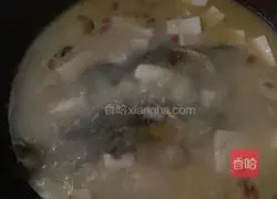 Anchovy tofu soup Illustration of how to do it 4