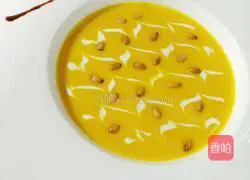 Illustration of how to make pineapple cream pumpkin soup 7