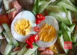 Illustration of how to make birthday noodles 6