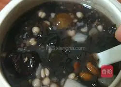 Black Liubao Yam Porridge Recipe Illustration 6