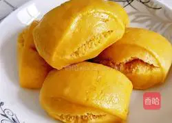 Illustration of how to make pumpkin steamed buns 10