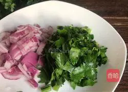 Illustration of how to make mixed vegetable noodles 1