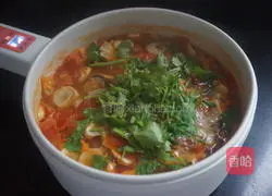 Mushroom and tomato fat reduction Illustration of how to make soup 8