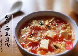 Enoki mushroom tofu soup recipe 7