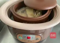 Illustration of how to make fresh ginseng and chicken soup 6
