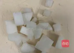 Illustration of how to make white radish and snow pear water 2