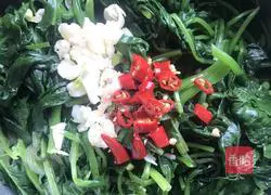 Recipe for cold spinach vermicelli Illustration 6