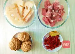 Confinement Soup Recipe, Walnut and Lotus Root Juice Lean Meat Soup, Recipe for Clearing Heat and Expelling Lochia 1