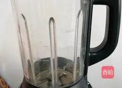 Illustration of how to make red bean paste and milk 2