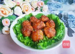 Illustration of how to make chicken wings with rice 17