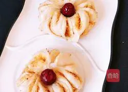 Illustration of making sweet bean flour rolls 17