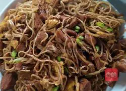 Illustration of chicken braised noodles 14