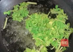 Illustration of how to make cold parsley and tofu shreds 2