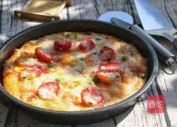 Illustration of how to make shrimp and strawberry pizza 9