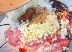 Illustration of making sophora dumplings 13