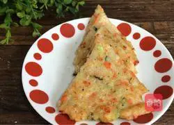 Illustration of how to make shrimp and millet breakfast cakes 16