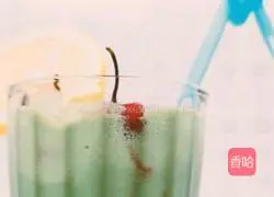 Green juice milkshake recipe illustration 7