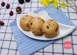 Illustration of how to make red dates and brown sugar steamed buns 14