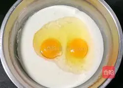 Illustration of how to make seasonal vegetable egg pancakes 5