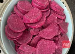 Illustration of how to make purple sweet potato and rose steamed buns 2