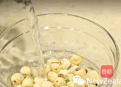 Illustration of how to make matsutake and New Zealand fish maw soup 1