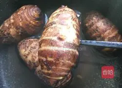 Illustration of how to make taro soup 2