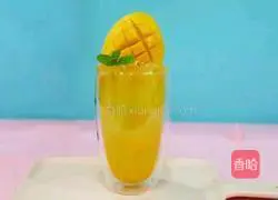 Fruit Tea | Illustration of how to make super mango 7