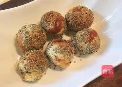 Handmade snacks - sesame balls (air fryer version) recipe 8
