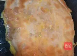 Illustration of egg-filled pancakes 11