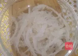 Illustration of how to make rock sugar bird's nest 2