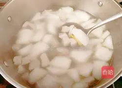 How to make white radish, tofu and mutton soup Illustration 12