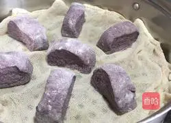 Purple rice steamed buns Illustration of how to do it 9