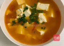Illustration of tomato tender tofu soup 9