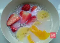 Fruit sago Illustration of Mi Lu's cooking method 6