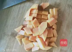 Illustration of how to steam papaya with milk 1