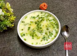 Illustration of how to make rice soup and egg custard 8
