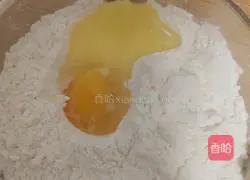 Illustration of how to make hand-made tomato and egg noodles 1