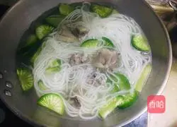 Illustration of how to make mutton chops and radish vermicelli 7
