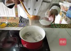 Spicy and sour whitebait Illustration of how to make soup 7