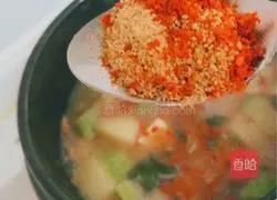 Illustration of how to make Korean soybean paste soup 7