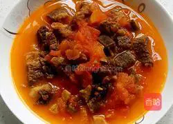 Illustration of tomato beef stew 7
