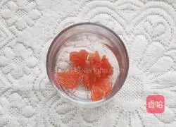 Two-color cranberry ice Illustration of how to drink 1