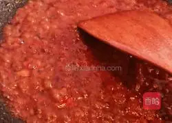 Illustration of making sauce-flavored pancake 3