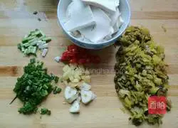 Illustration of how to make pickled cabbage, tofu and fish 6
